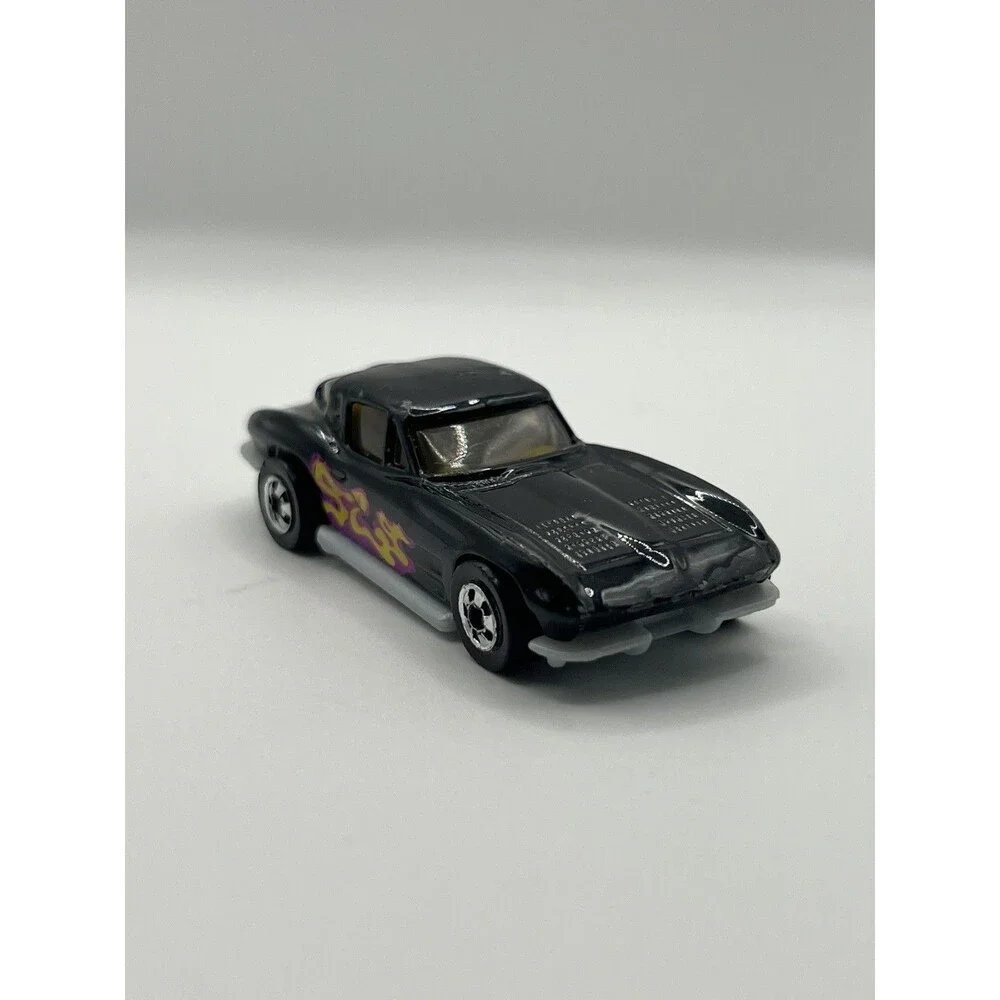 Hot Wheels 63 Corvette Rear Split Window 1991 Black McDonald's Diecast Vehicle